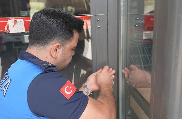 Denetim sırasında tespit edildi, zincir market şubesi mühürlendi
