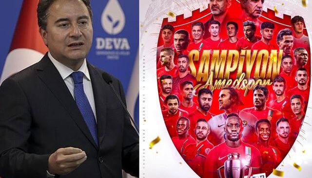 Ali Babacan’dan Amedspor’a tebrik