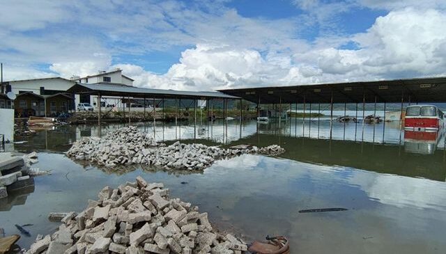 Almus Baraj Gölü’nün tamamen dolması nedeniyle bazı bölgeler su altında kaldı