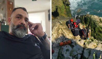 Telefonla konuşurken falezlerden düşüp öldü