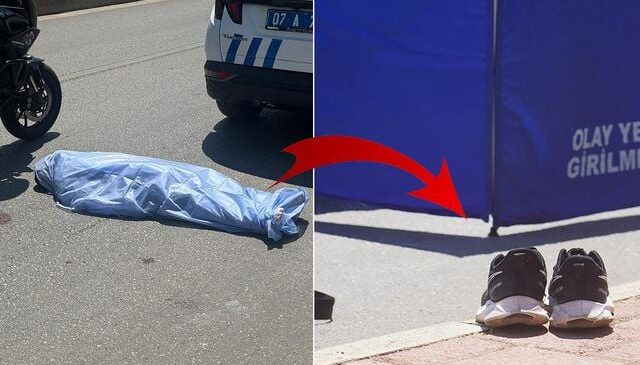 Hafif ticari aracın çarptığı çocuk öldü, geriye kaldırımdaki ayakkabıları kaldı
