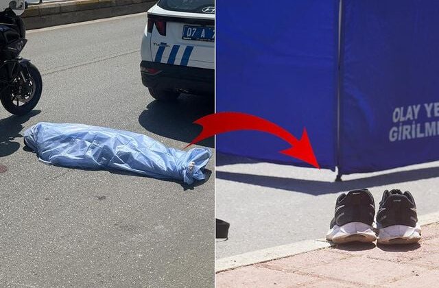 Hafif ticari aracın çarptığı çocuk öldü, geriye kaldırımdaki ayakkabıları kaldı