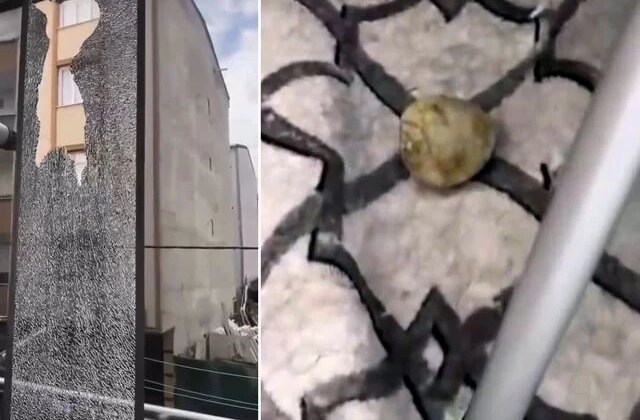 Avcılar’da dairenin mutfak camı atılan taşla kırıldı; şüpheli karşı komşu çıktı