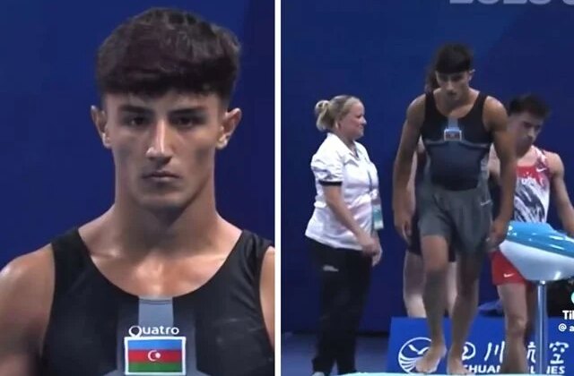 Azerbaycanlı sporcu fizik kurallarına meydan okudu