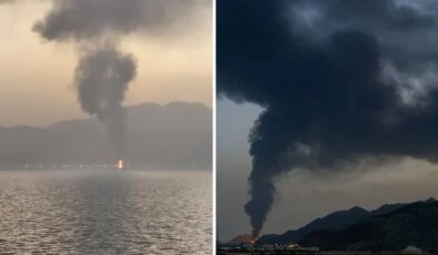 BAE’de petrol tesisine İHA saldırısı! Yangın devam ediyor