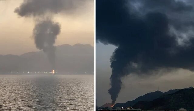 BAE’de petrol tesisine İHA saldırısı! Yangın devam ediyor