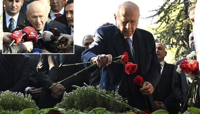 Bahçeli, Türkeş’in mezarını ziyaret etti! “Bayram mesajı” yanıtı dikkat çekti