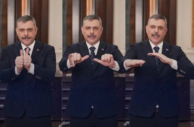 Bakan Çiftçi’den işaret diliyle anlamlı mesaj