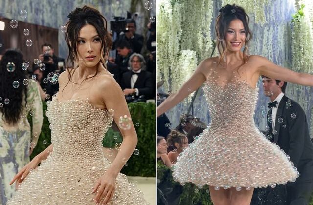 Baloncuk üfleyen elbise şaşkına çevirdi! Met Gala için 2 bin 550 saatte hazırlandı, tam 30 kilo