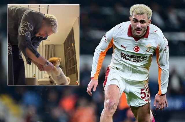 Barış Alper Yılmaz, köpeğiyle birlikte horon tepti