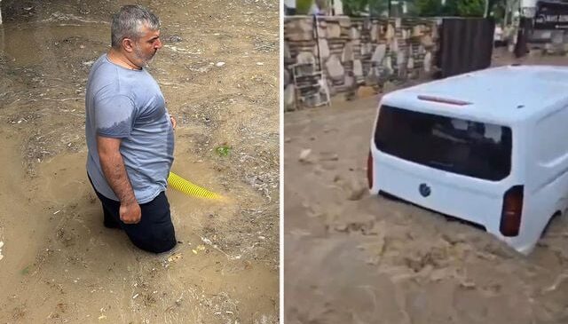Bayramın ikinci gününde kabus! Edirne’de iş yerlerini su bastı, Bodrum sele teslim oldu
