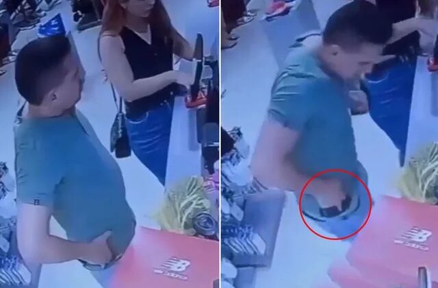 Belindeki tabancayı düzeltirken hem kendini hem kasiyeri vurdu