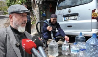 Görüntü İstanbul’un göbeğinden: 4 gündür su yok, bidonlarla kuyruğa girdiler