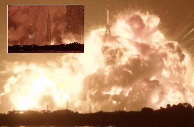 Blue Origin roketi fırlatma rampasında patladı