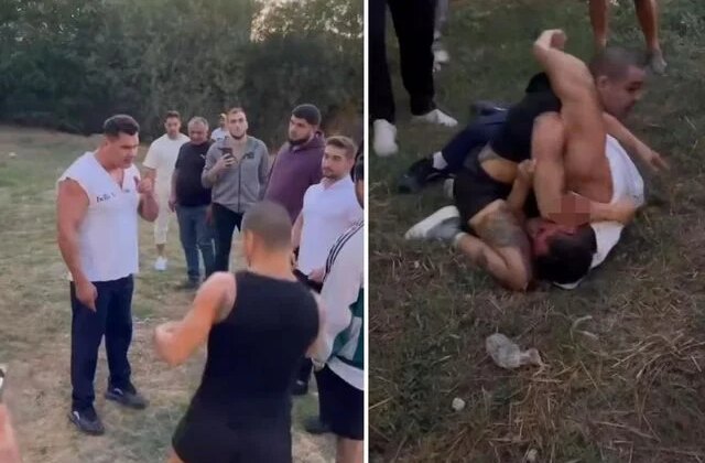 Boş arazide dövüşen Kaan Kazgan ile Savaş Cebeci yine atıştı