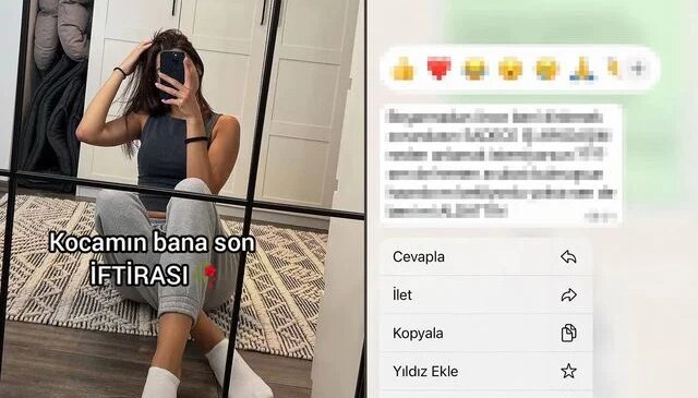 Boşanma davası açtığı eşinden gelen mesajla neye uğradığını şaşırdı