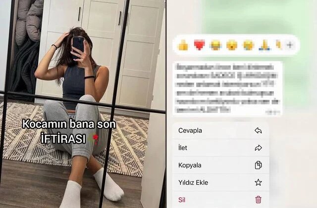 Boşanma davası açtığı eşinden gelen mesajla neye uğradığını şaşırdı