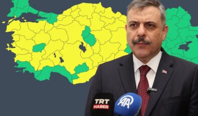 Bu illerde oturanlar dikkat: Bakanlık haritalı paylaşım yapıp uyardı