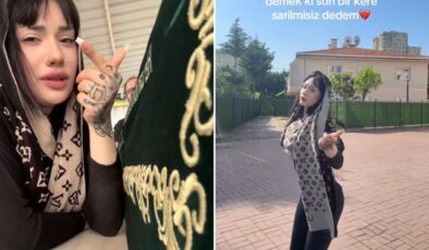 Bu kadarına da pes! Dedesinin cenazesinde TikTok çekip kombinini gösterdi