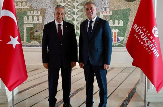 Bülent Arınç’tan İBB Başkanvekili Nuri Aslan’a ziyaret