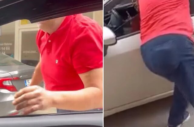 Otoparkta dehşet anları