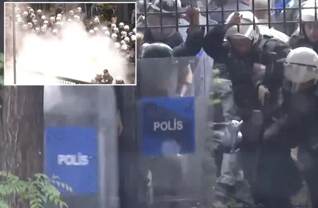 Polis tahliye için CHP Genel Merkezi’nde! Arbede çıktı
