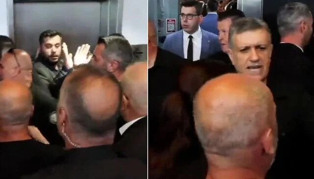 CHP Genel Merkezi’nde arbede! Partililerle güvenlikler birbirine girdi