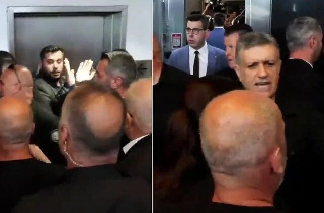 CHP Genel Merkezi’nde arbede! Partililerle güvenlikler birbirine girdi
