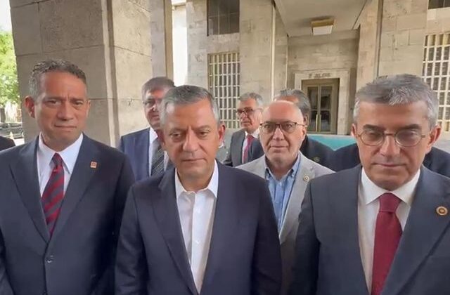 CHP’de kritik zirve! Özgür Özel, Meclis’te MYK’yı topluyor