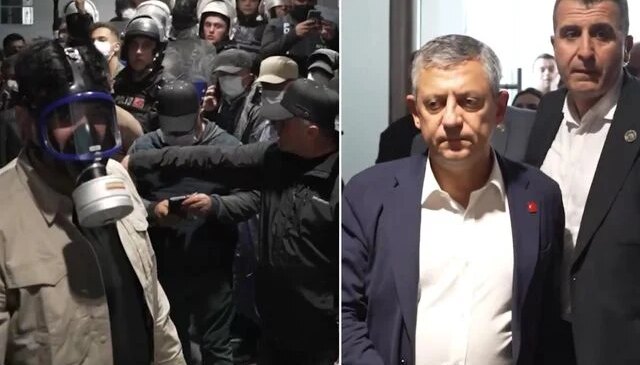 Tahliye sırasında Özel’in makam katında kaydedilen görüntüler ortaya çıktı