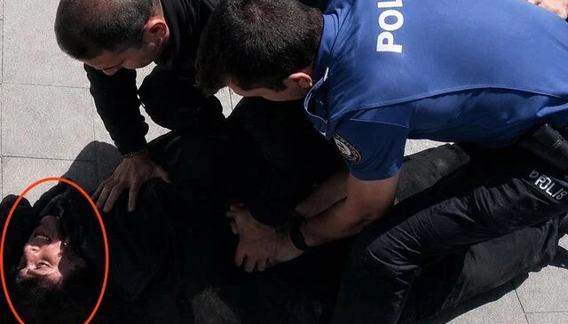 Çorlu’da iki polisimizi şehit eden saldırganın yakalanma anı kamerada