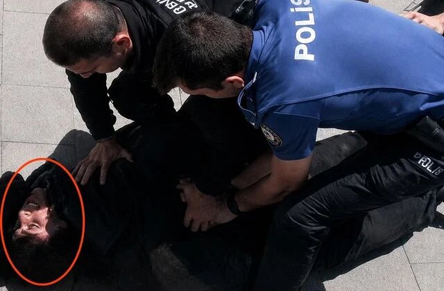Çorlu’da iki polisimizi şehit eden saldırganın yakalanma anı kamerada