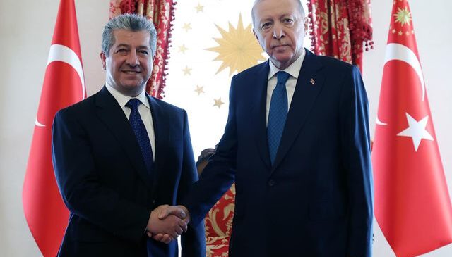 Cumhurbaşkanı Erdoğan, IKBY Başbakanı Mesrur Barzani’yi kabul etti