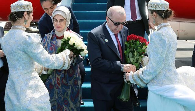 Cumhurbaşkanı Erdoğan Türkistan’da