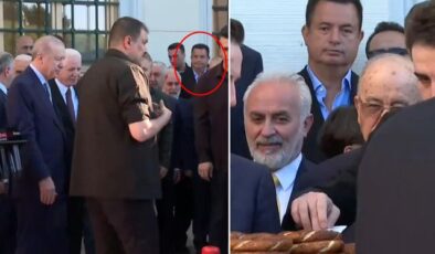 Cumhurbaşkanı Erdoğan’a bayram namazında Acun Ilıcalı da eşlik etti