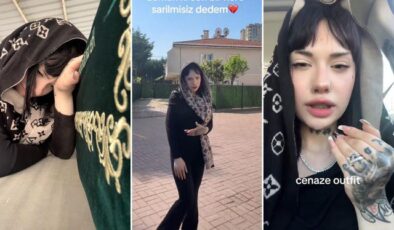 Dedesinin tabutunun başında video çeken TikToker tanıdık çıktı