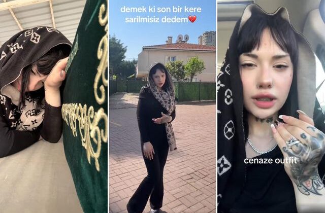 Dedesinin tabutunun başında video çeken TikToker tanıdık çıktı