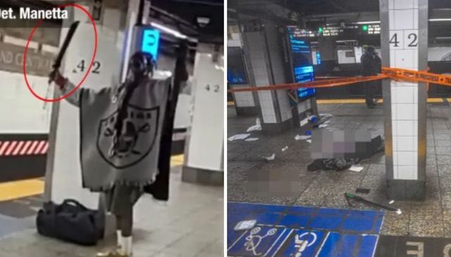 Dehşet saçan palalı saldırganı polis kurşun yağdırarak etkisiz hale getirdi