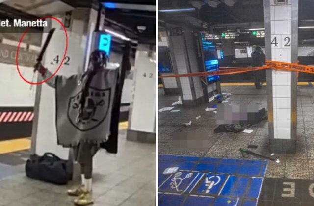 Dehşet saçan palalı saldırganı polis kurşun yağdırarak etkisiz hale getirdi
