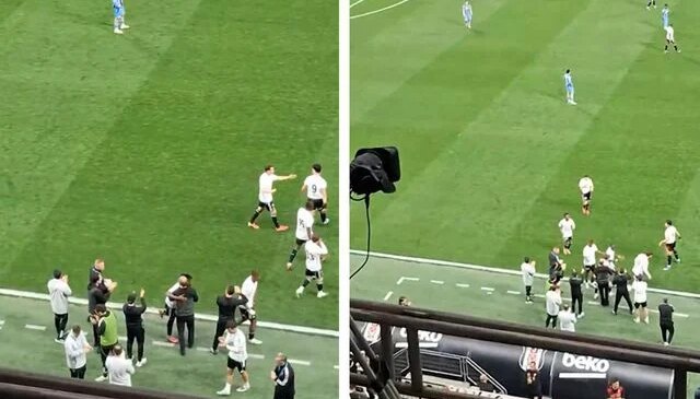 Derbide neler oluyor? Beşiktaş taraftarı çıldırdı