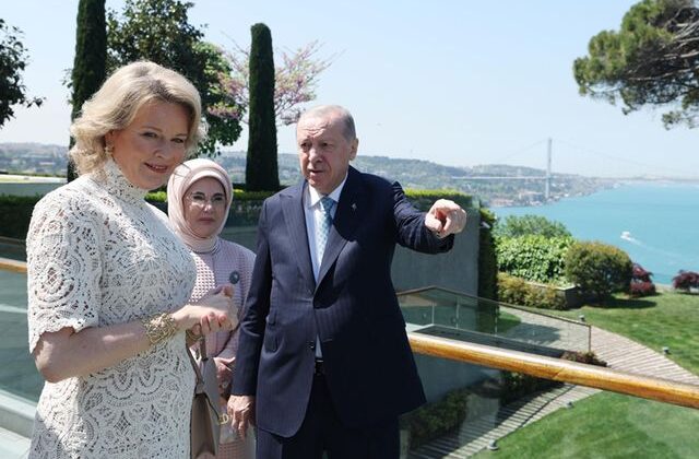 Cumhurbaşkanı Erdoğan, Belçika Kraliçesi’ni kabul etti