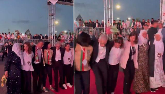Ahmet Türk Amedspor’un şampiyonluk kutlamalarında halay çekti