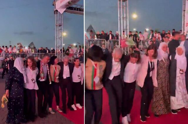 Ahmet Türk Amedspor’un şampiyonluk kutlamalarında halay çekti
