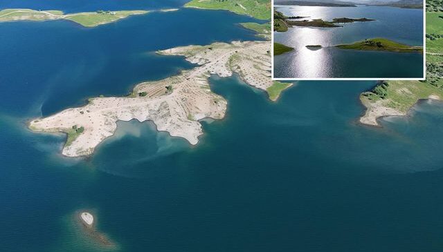 Maldivler değil, Diyarbakır: Geçen yıl çöl gibiydi, bu yıl turkuaza büründü