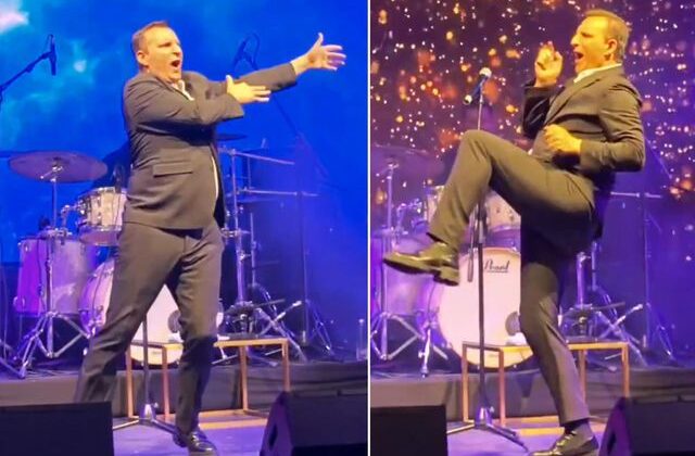 Dubai’de konser veren Rafet El Roman’ın dansı geceye damga vurdu