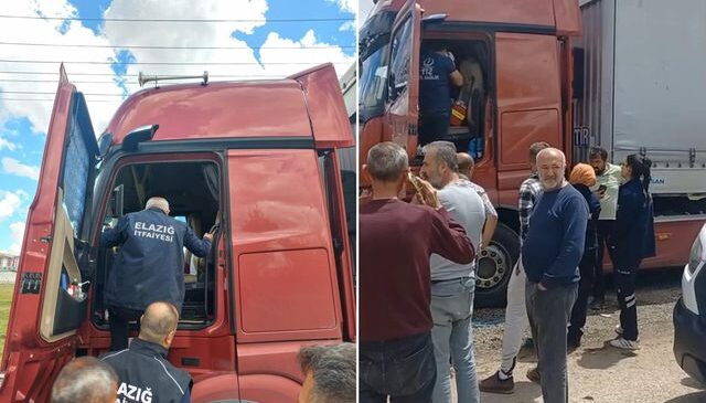 Elazığ’da tır şoförü aracının içinde ölü bulundu