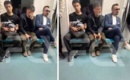 Ertan Torunoğulları, Marmaray’da görüntülendi