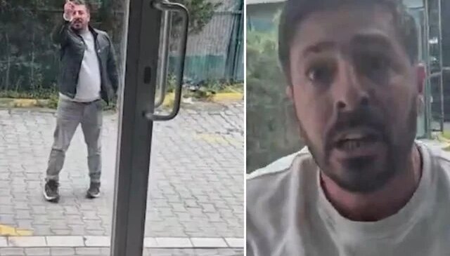 Tıraş olup para vermeyen şahıs, esnaf “Bir daha gelme” deyince dükkanı bastı