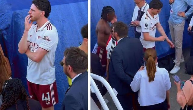 Eski takımının küme düştüğünü gören Declan Rice resmen yıkıldı