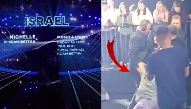Eurovision’da İsrail protestosu: “Soykırımı durdurun” sloganları salonu inletti